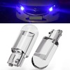 New T10 Light COB 1SMD Glass 360 degrees full transparent car modified LED license reading light