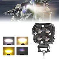 Новый автомобиль RGB рабочий фонарь 4LED 40W Призрачный световой свет модифицированный внедорожный свет инженерный автомобиль вспомогательный свет