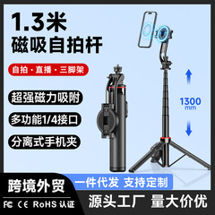 磁気自撮り棒フロアスタンド三脚旅行ポータブル多機能 Bluetooth 写真アーティファクトデスクトップライブブロードキャスト携帯電話スタンド