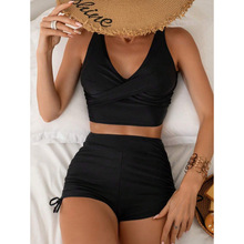 J 37015 Cross Ruffle Bikini Swimsuit ��������Ȼ���Ӿ��