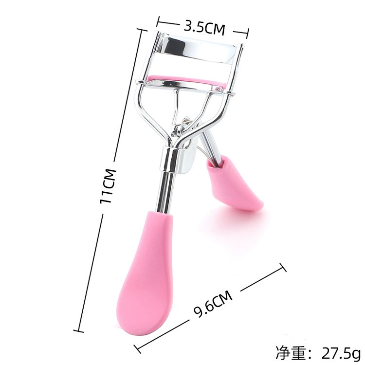 Handheld Eyelash Curler, Plastic Grip, For False Lashes, Compact 5.5 cm