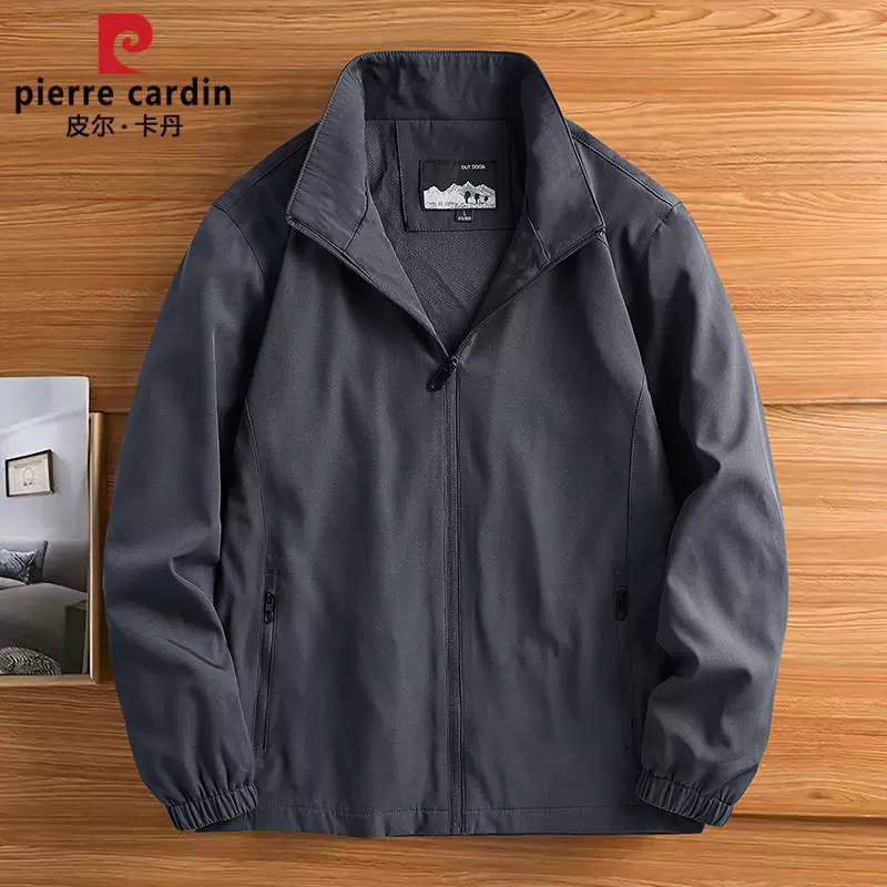 Pilkadan весна и осень 2025 Новый средний возраст мужской куртки тренд дикий повседневный воротник папа куртка