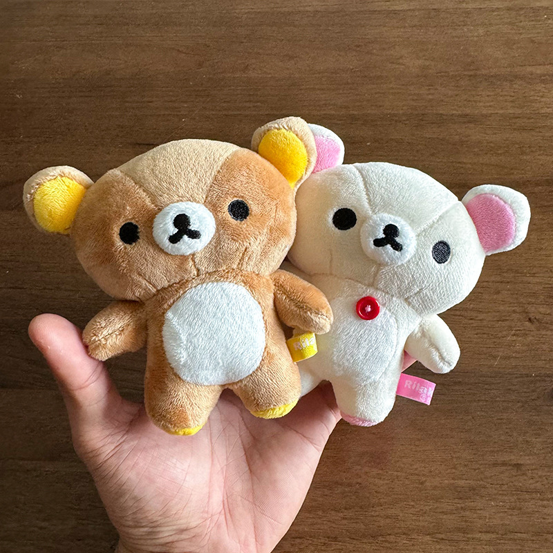日本のかわいいリラックマぬいぐるみペンダントベーシッククマ人形キーホルダーバッグペンダント|undefined