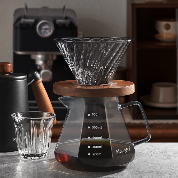 Set de cafetera de irrigación de mano V60 para compartir cafetera de irrigación de mano cafetera de molienda de mano aparatos de cafetera