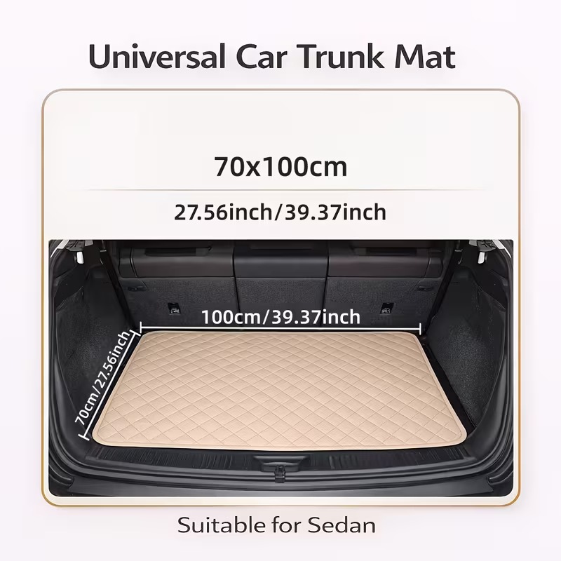 Hot-Selling Products on Temu: Cross-Border Supply of Universal Car Trunk Mats, Wear-Resistant and Waterproof Car Trunk Mats, Direct Sales from the Manufacturer