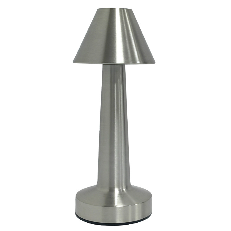 lámpara de escritorio decorativa metal LED halteres luz de atmósfera mesa bar comedor USB recargable lámpara de escritorio pequeña luz de noche