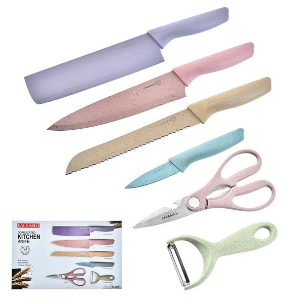 0.8 wheat straw six-piece set long version 398g
