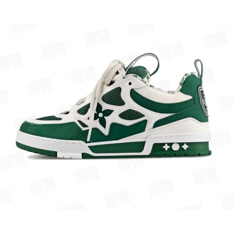 Nuevos zapatos deportivos de alto lujo de red negra L Clover Europa para hombres y mujeres zapatos de altura de suela gruesa zapatos de pan V