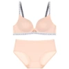 Peach powder suit