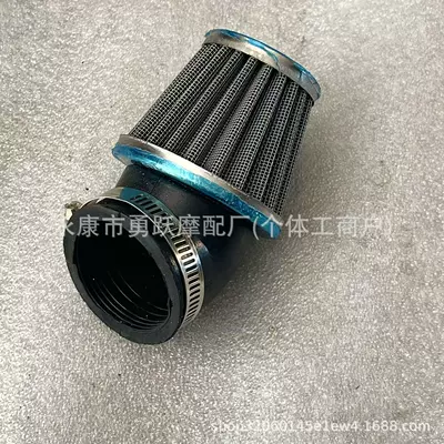 Motosiklet hava filtri 45 dərəcə göbələk başı 35-60mm düz maili ağız