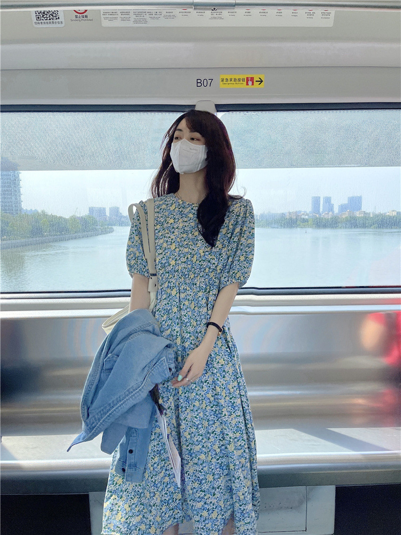 Summer shiffon dress for leisure