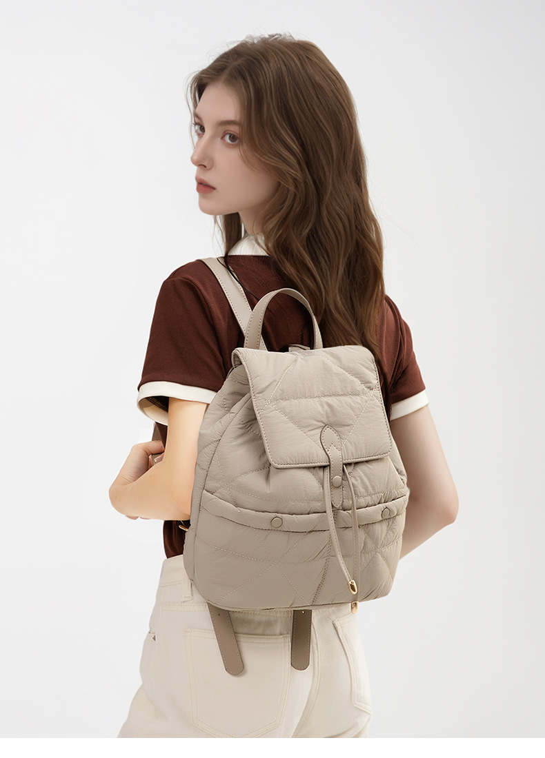 Damentasche Damenrucksack Nischendesign Persönlichkeitstrend einfache Mode Schultasche_voghion.com