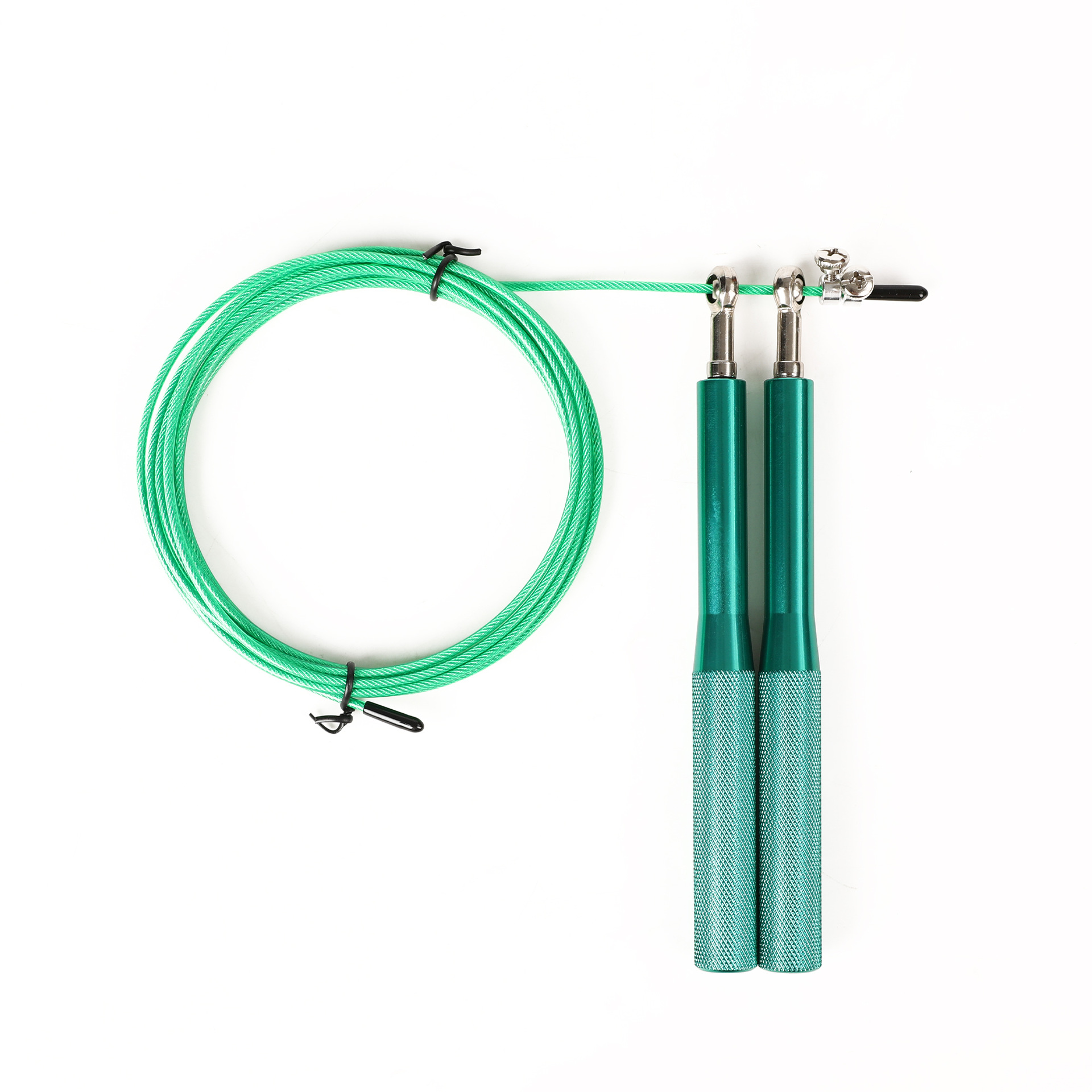 넓은 손잡이 녹색