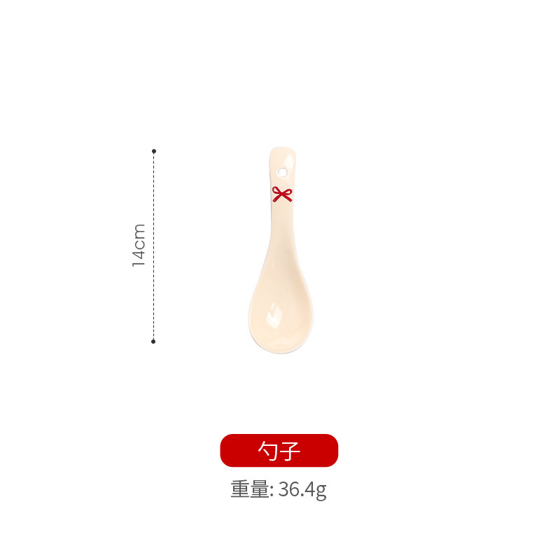 短蝴蝶结餐具套装新婚礼物送新娘结婚订婚乔迁送礼碗筷组合礼盒|undefined