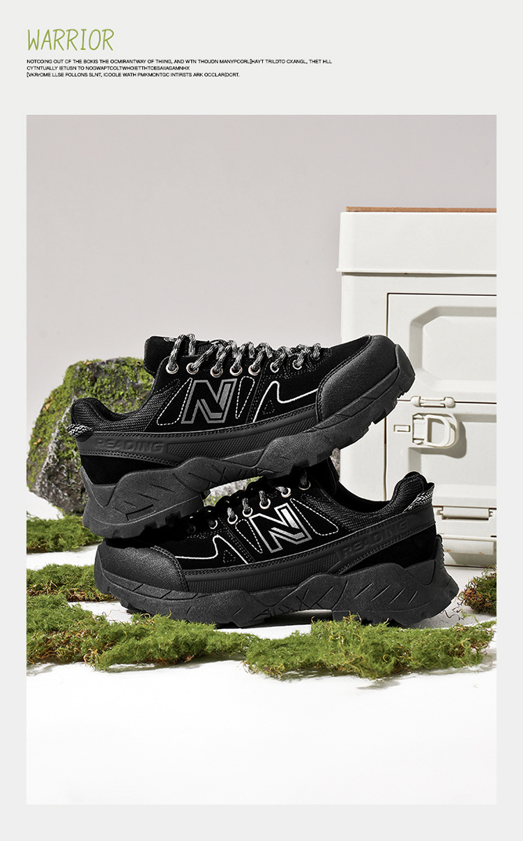 Giày sneaker unisex đế dày phong cách thể thao ngoài trời — 1888 Yến Mạch Nâu chi tiết 10