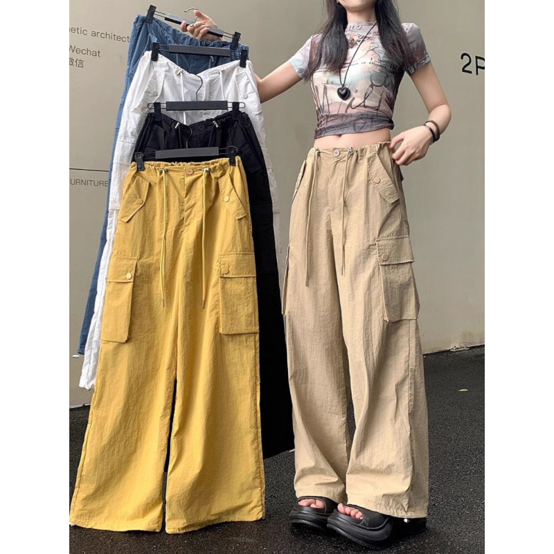 Dopamina color brillante casual pantalones deportivos de piernas para mujeres 2025 nuevo cintura alta delgada elástica pantalones de trabajo pantalones largos
