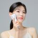 EMS micro-current lifting and tightening beauty instrument household facial vibration massage instrument hot and cold ultrasonic introduction instrument