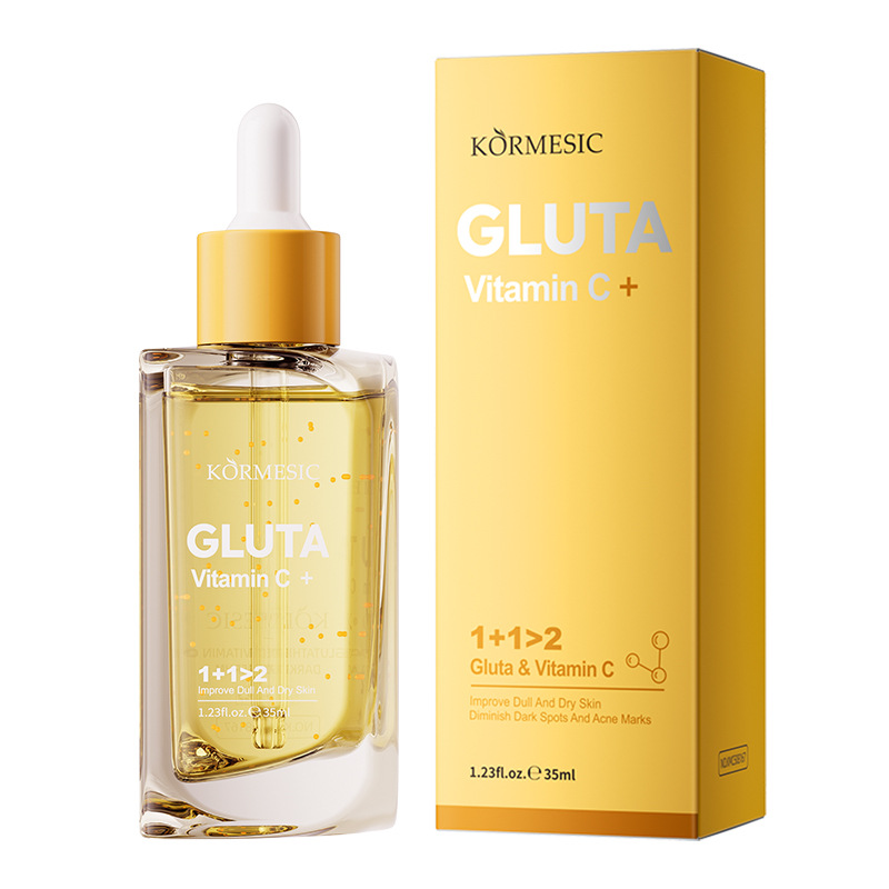 Sérum Facial de Glutatión y Vitamina C Iluminador Hidratante para Cuidado Facial