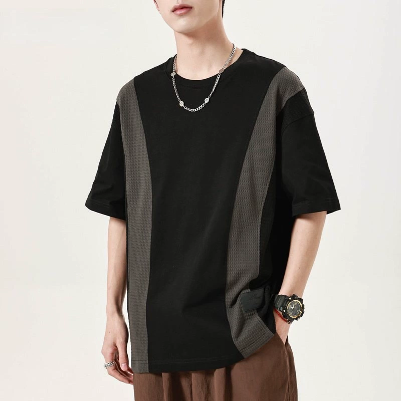 Футболка с коротким рукавом, oversize, плюс размер, с коротким рукавом