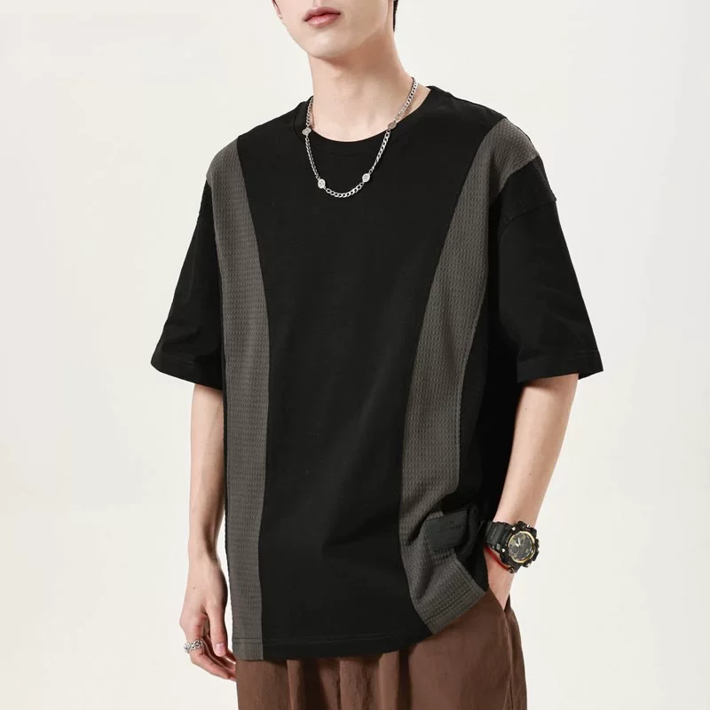 Футболка с коротким рукавом, oversize, плюс размер, с коротким рукавом