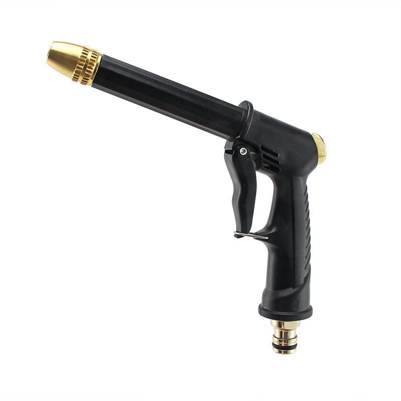 High Pressure Copper Plated Nozzle Multi-Functional Water Gun Thickened Rod For Flower Car Home Use Household Garden Watering Kit_voghion.com