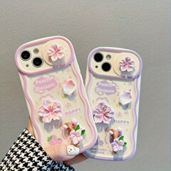 IPhone13のロマンチックな桜14PROMAXの押し引き潮の殻を適用します。