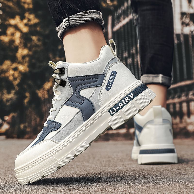 Martin botas para hombres 2024 nuevo invierno de alta altura de invierno casual de invierno juvenil zapatos blancos de alta altura de botas de trabajo