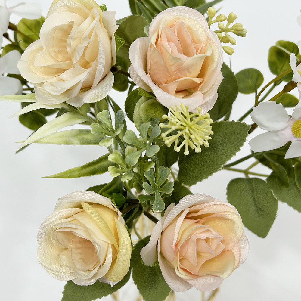 Kunstig blomst rose Daisy bukett INS stil kunstig blomst fabrikk hjem dekorasjon grenseoverskridende bryllup_voghion.com
