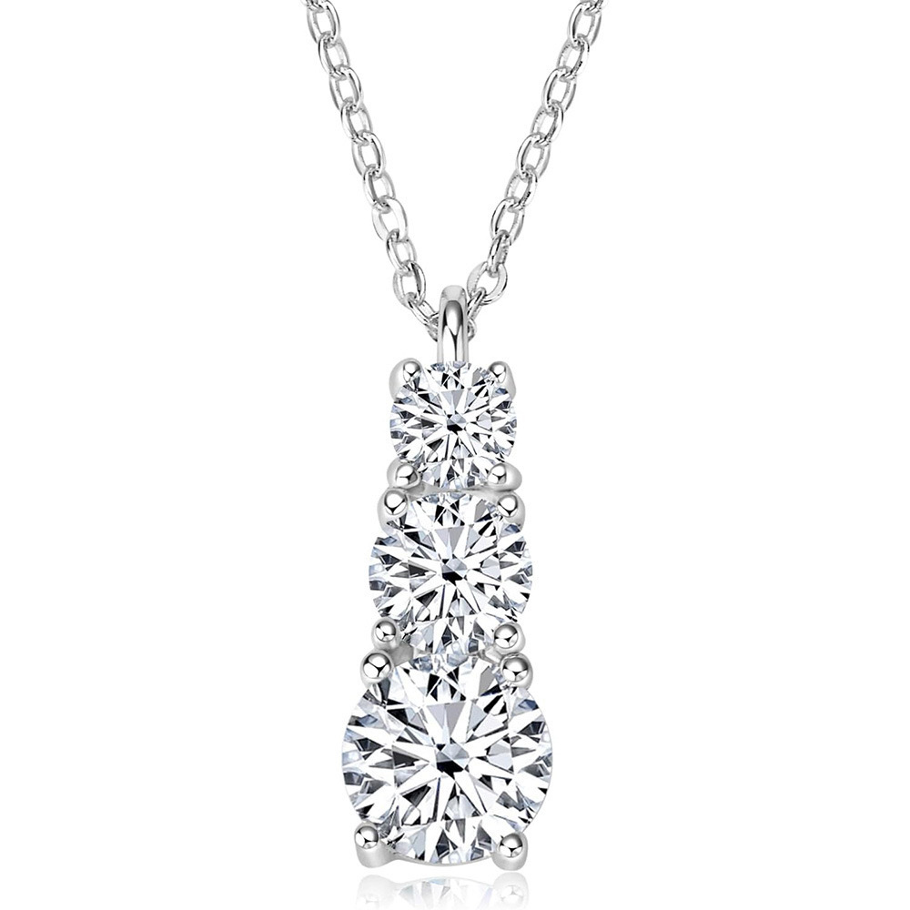 478 Sanshengshi Necklace [Platinum Gold]