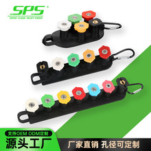 1/4快插连接5色多种角度高压喷嘴清洗机配件汽车清洗神器彩色喷嘴