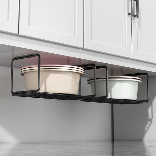 Basin storage rack under bathroom cabinet basin storage rack bathroom washbasin artifact suspended wall-mounted no punching