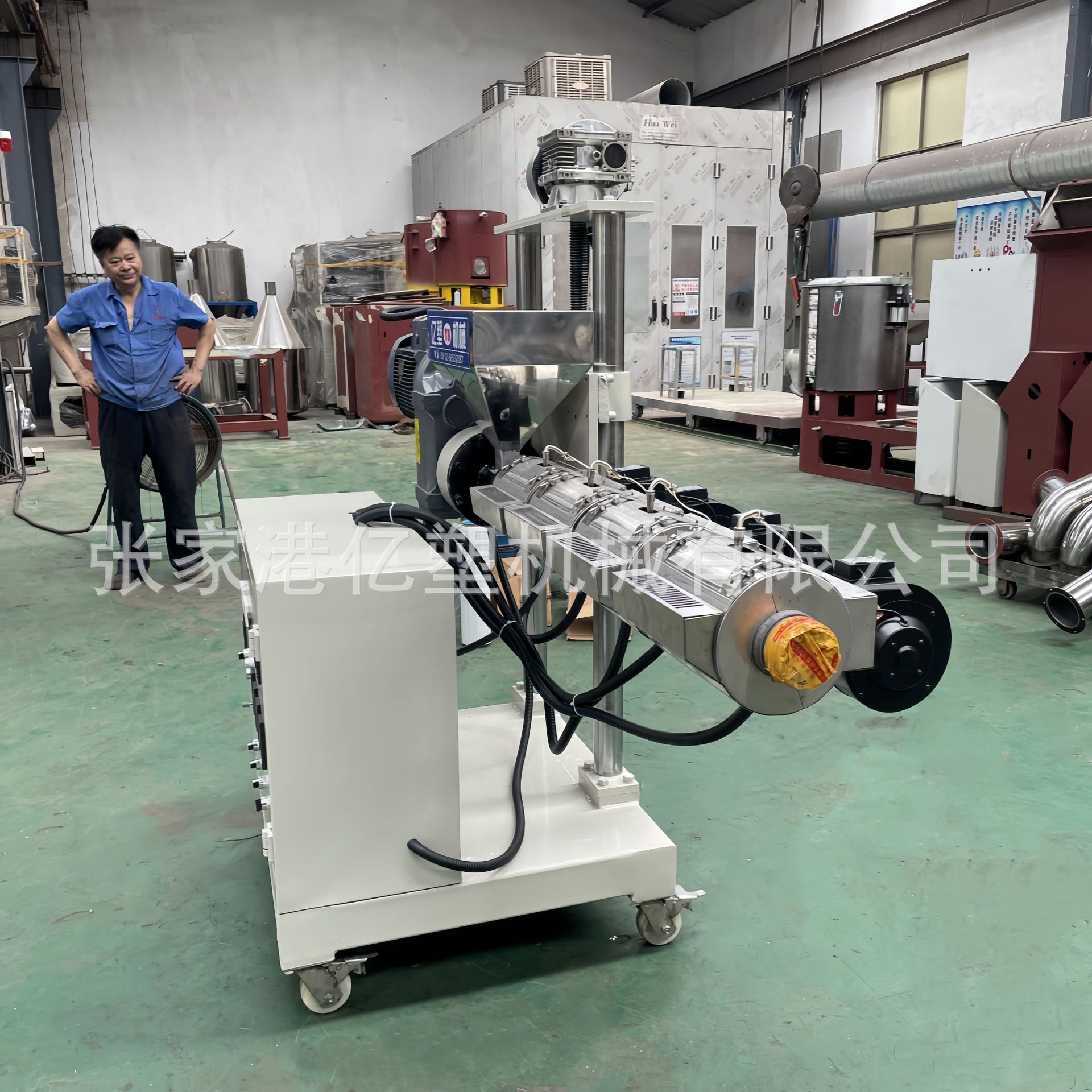 单螺杆塑料挤出机 棒材挤出设备 PE线材挤出机 PP单螺杆拉丝挤出