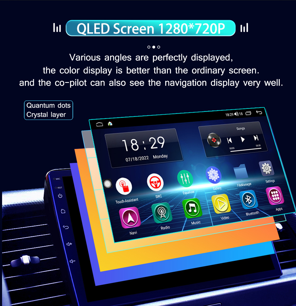 Suitable for 2005-2009 Land Rover Discovery Android car navigation system, versatile modification of the central control DVD audio panel frame