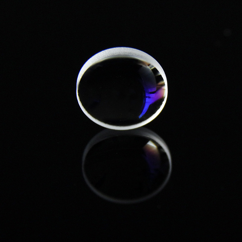 光学透镜直径10.5mm中心厚3±0.02mm材质L-BAL42非球面激光透镜