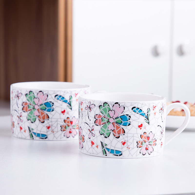 Té DE LA TARDE taza pequeña mano fresca regalo hogar taza de agua de estilo europeo de cerámica flor tetera traje con filtro de té compartimiento