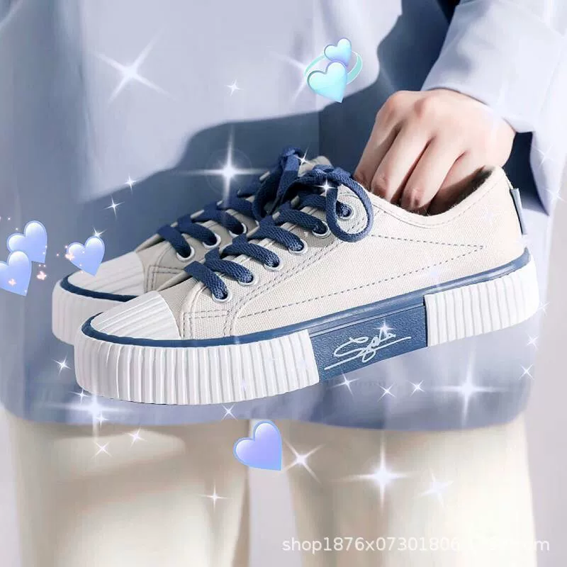 Низкие холщовые кеды для женщин, весенний повседневный стиль Harajuku ulzzang