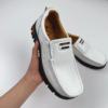 Men's loafers, non-slip casual footwear, breathable latex insoles, plus size