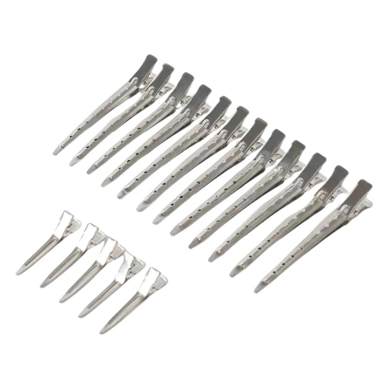 Flequillo clip de posicionamiento de pico de pato clip de horquilla de belleza femenina clip recto Raíz de cabello sin costura clip esponjoso clip de horquilla clip lateral que forma clip