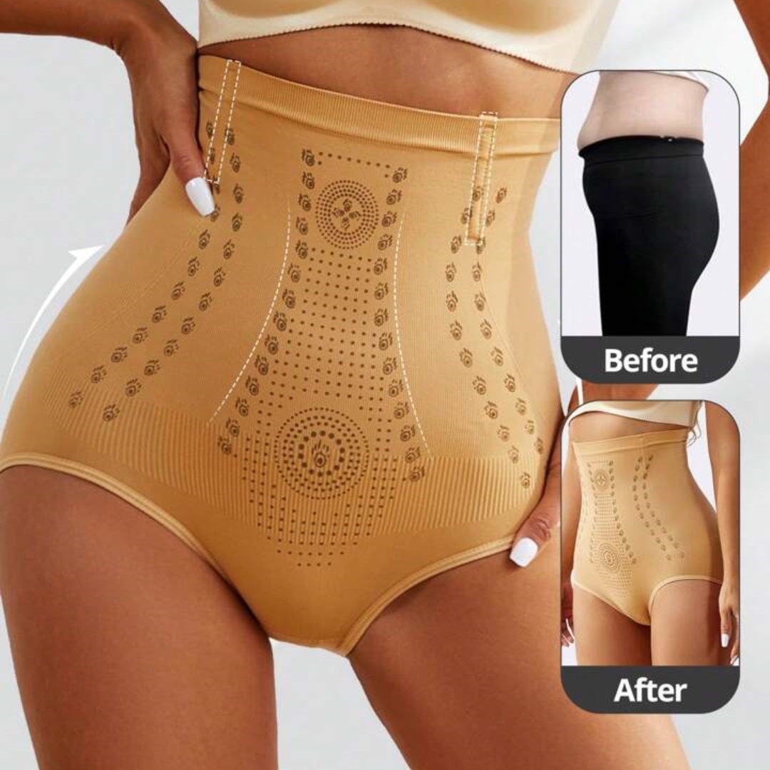 Popular Foreign Trade High-Waisted Tummy Control Panties for Women, Waist-Cinching, Butt-Lifting, Tummy-Tucking, Body-Shaping Briefs