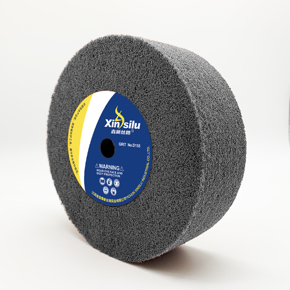 厂家批发尼龙轮不织布尼龙轮纤维五金抛光打磨抛光