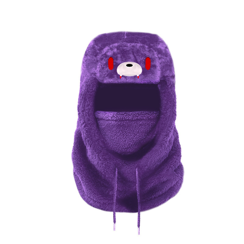 Europa y los Estados Unidos de peluche calentamiento protector de orejas de cuello en invierno máscara de esquí grueso sombrero antiviento para hombres y mujeres