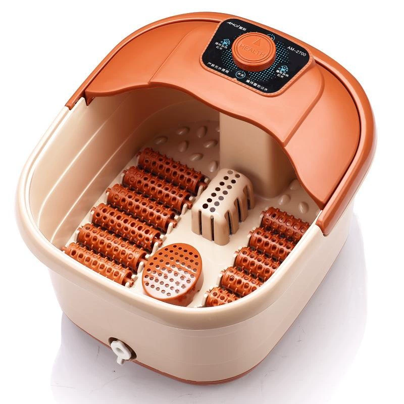 Foot bath constant temperature foot therapy 2700 foot massage fully automatic household foot machine electric foot bath bucket plus