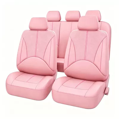 Seat cushion, seat cover – Dustproof - pink-9-piece-set