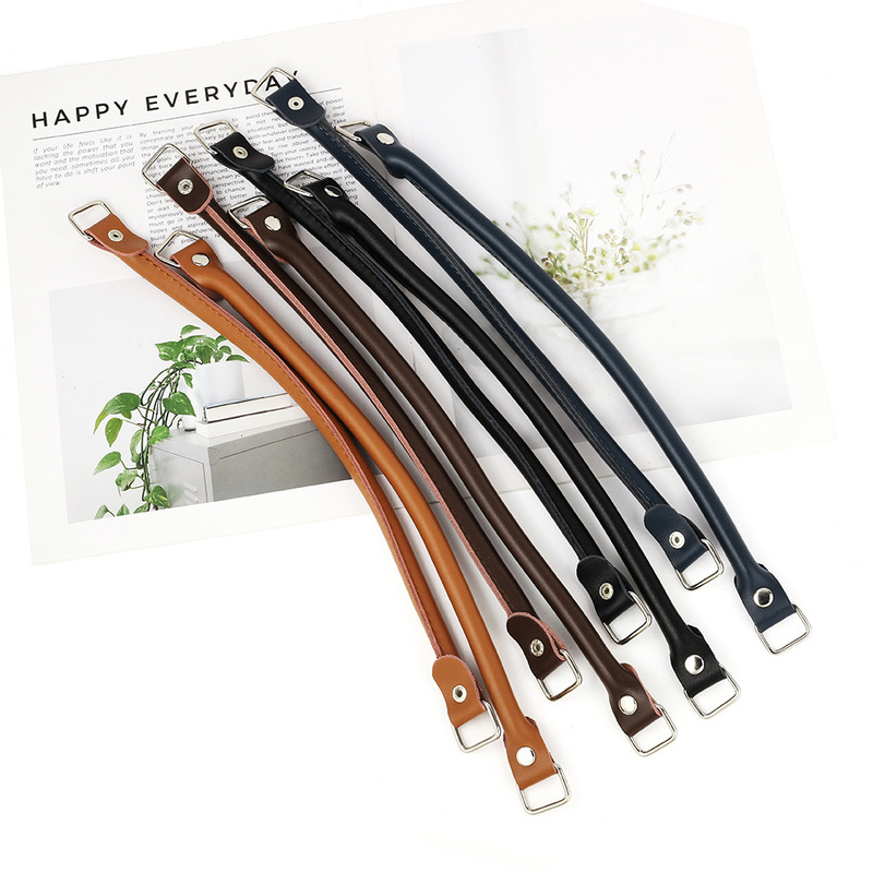 Detachable 38cm Genuine Leather Handbag with Luggage Accessories Cowhide Handle Buckle Genuine Leather Handle Spot Wholesale