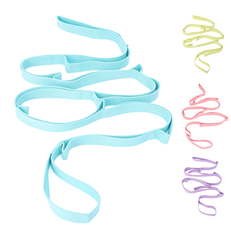 10-ring Yoga Stretch Belt Stretch Belt Stretch Belt Non-elastic Dance Yoga Stretch Belt Physical Therapy Auxiliary Rope 10-ring Yoga Stretch Belt Stretch Belt Stretch Belt Non-elastic Dance Yoga Stretch Belt Physical Therapy Auxiliary Rope