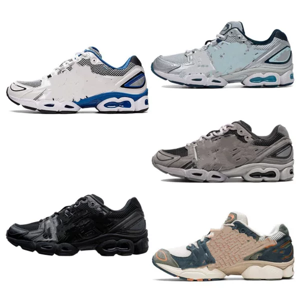 Putian New Foreign Trade Cross-Border N9 Men's and Women's Fashionable Cushioning Running Shoes White and Blue Casual Jogging Shoes Fashionable Shoes