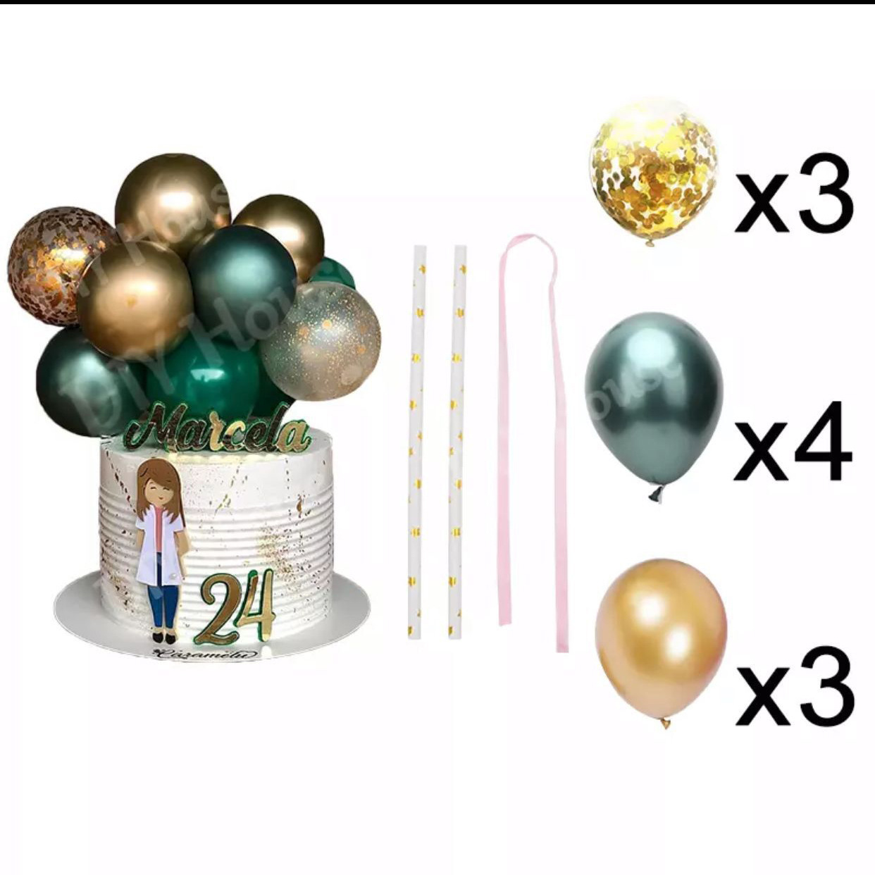 Emulsion, Metal Material Birthday Colorful Emulsion Metal Party Balloons 1 Set