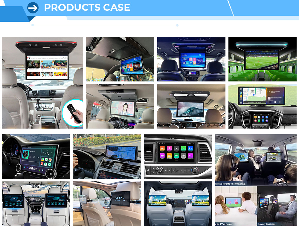 Factory Direct Sales 11.6inch External Android Displays 13.3inch Headrest Car Advertising Screens Exclusively for Cross-Border Sales