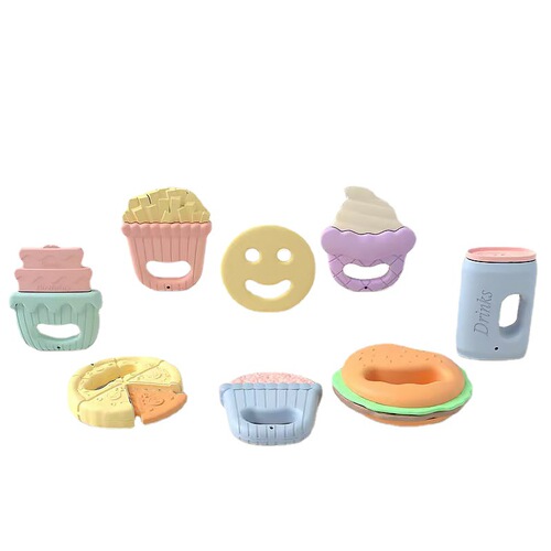 Baby Toy Rattles Crib Bells Baby Soothing Newborn Toys 0-3 Years Old Boys and Girls Teether Can Be Cooked in Water