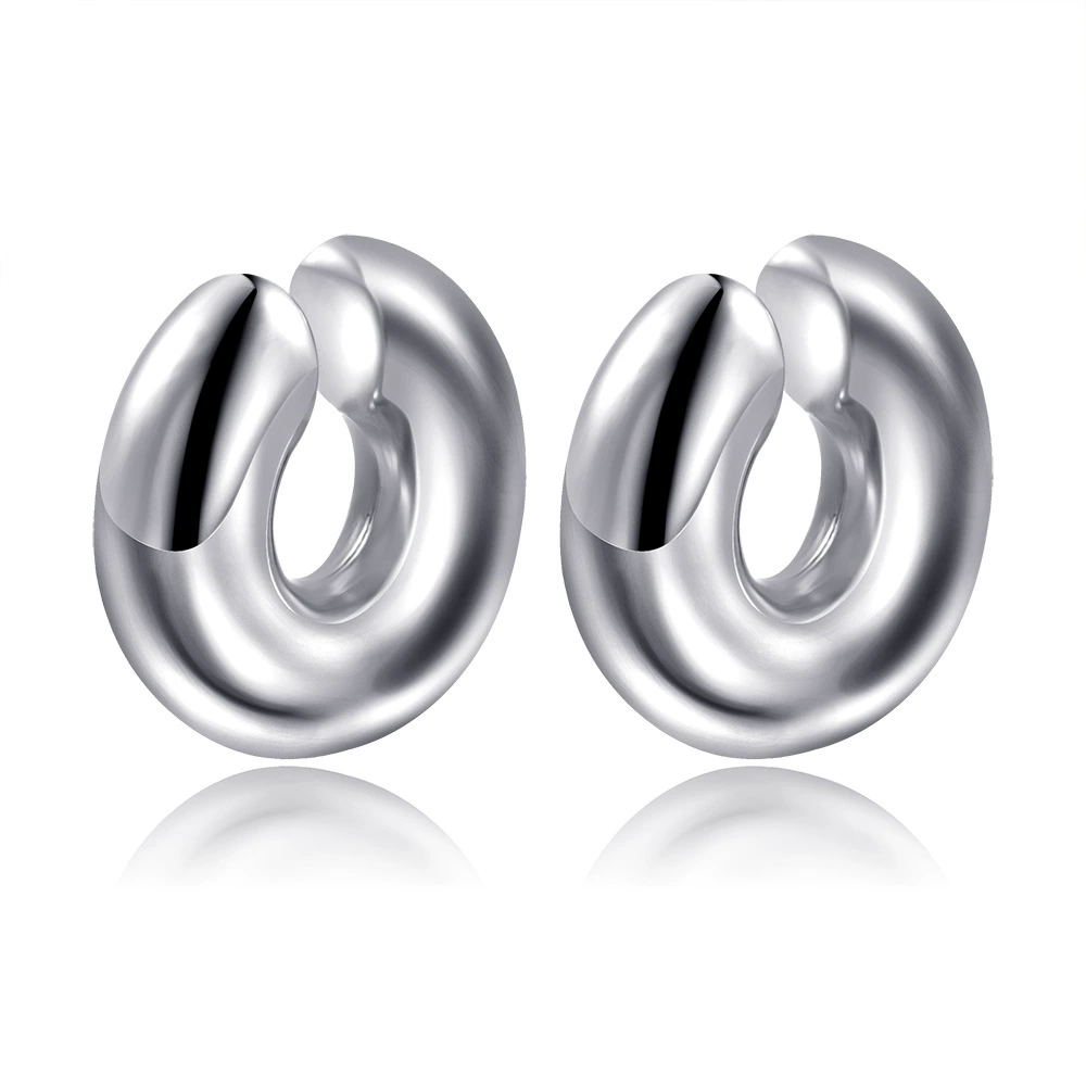 Серьги из нержавеющей стали, европейский стиль, 18 К, оптовая продажа